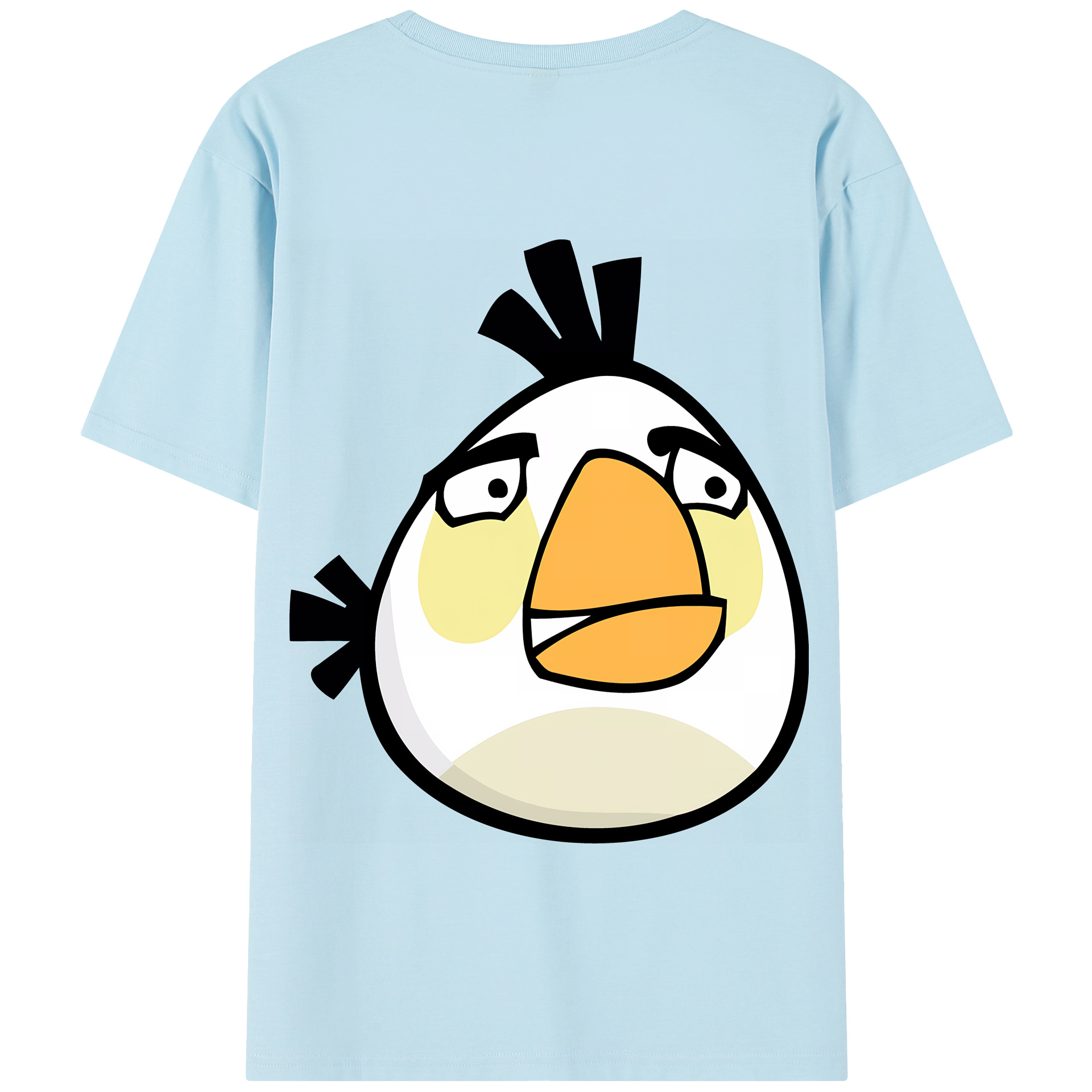 （画像用） Angry Birds アングリーバード 綿100％半袖Tシャツ（背面プリント）